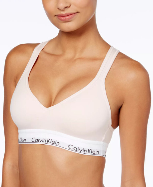 Бюстгальтер Calvin Klein для женщин Modern Cotton Padded Bralette QF1654 Nymph's Thigh (Nude 5) - 1