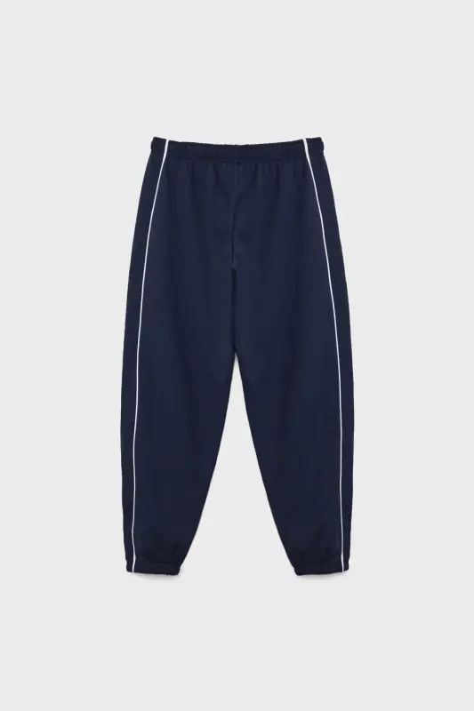 Biyeli jogger pantolon-Lacivert - 6
