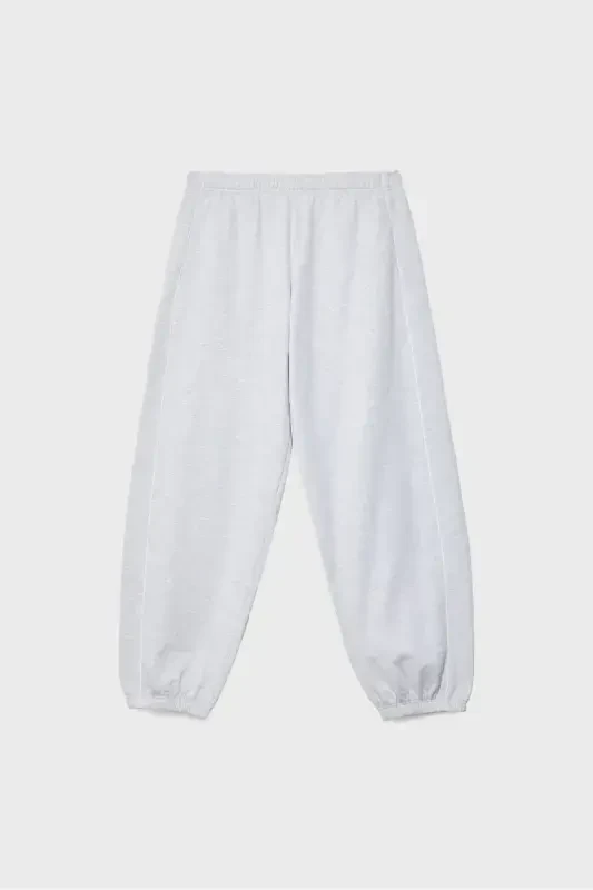 Biyeli jogger shim - Ochiq kulrang - 5