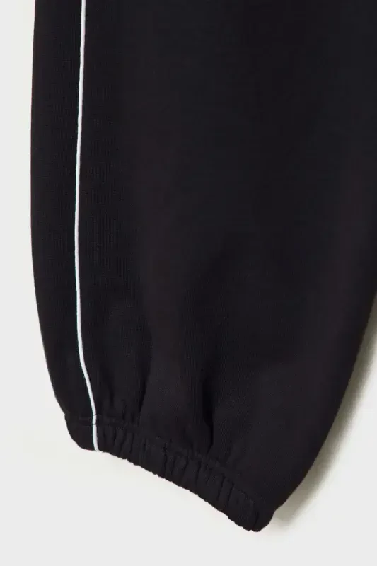 Biyeli jogger shim - Qora - 7