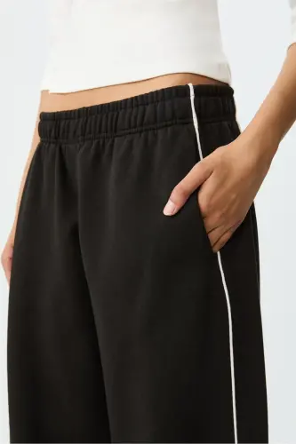 Biyeli jogger shim - Qora - 3