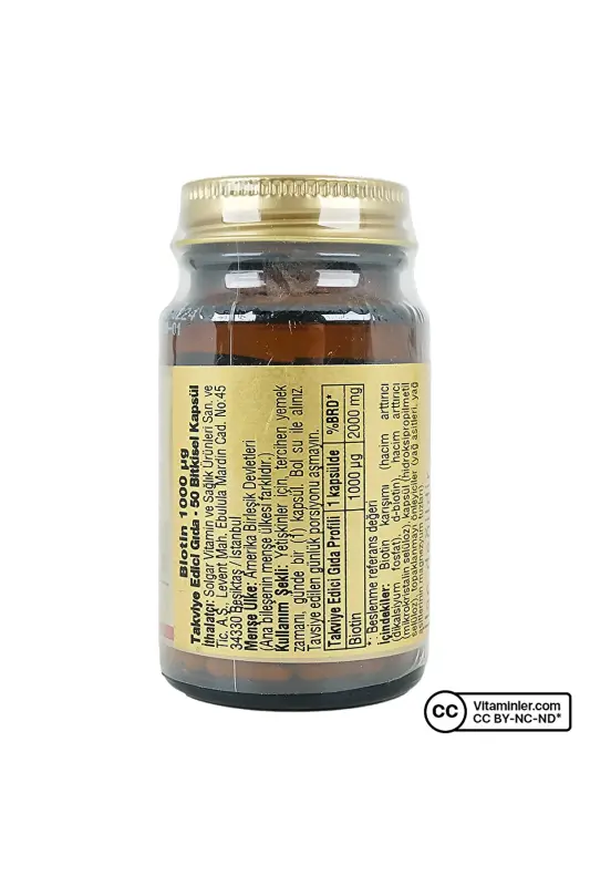 Biotin 1000 Mcg 50 Kapsül - 2