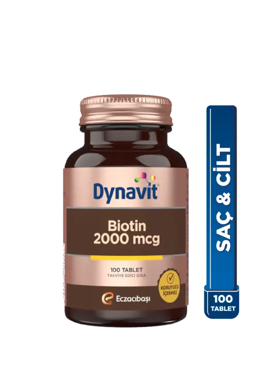 Biotin 2000 mcg 100 Tablet - Saç & Cilt - 2