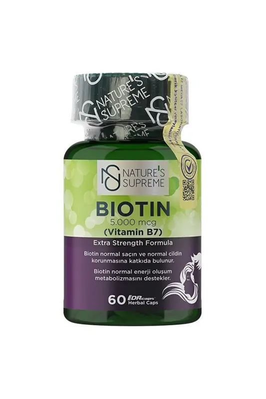 Biotin 5000 Mcg 60 Kapsül - 1