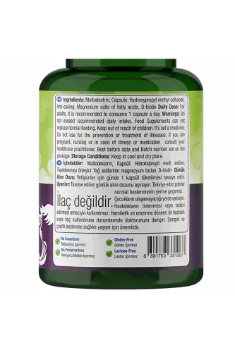 Biotin 5000 Mcg 60 Kapsül - 6