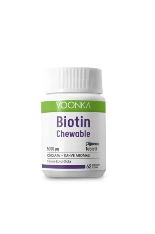 Biotin Chewable 60 Çiğneme Tableti - 1