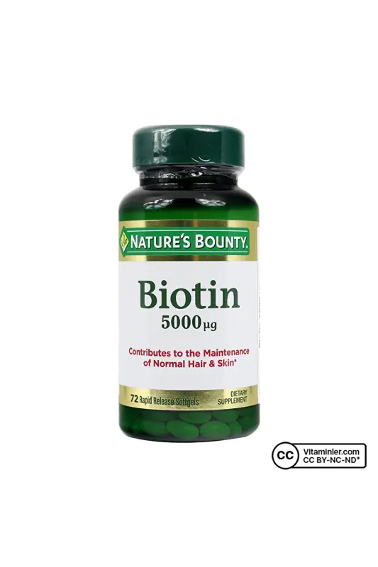 Biotin 5000 Mcg 72 Kapsül - 1