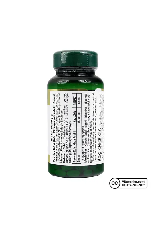 Biotin 5000 Mcg 72 Kapsül - 2