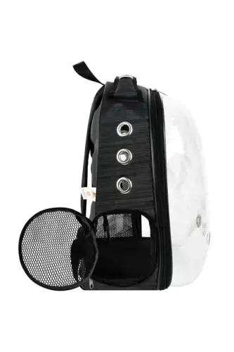 Black Astronaut Cat Dog Carrier - CUTE FRIEND (1)