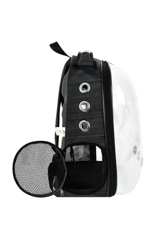 Black Astronaut Cat Dog Carrier - 2