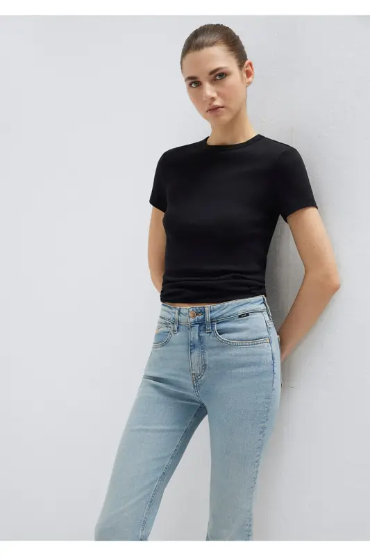 Black Basic T-Shirt Fitted / Body Fit Cut 16 - 3