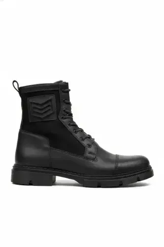 Black Black Men's Boots 0012638 - 6