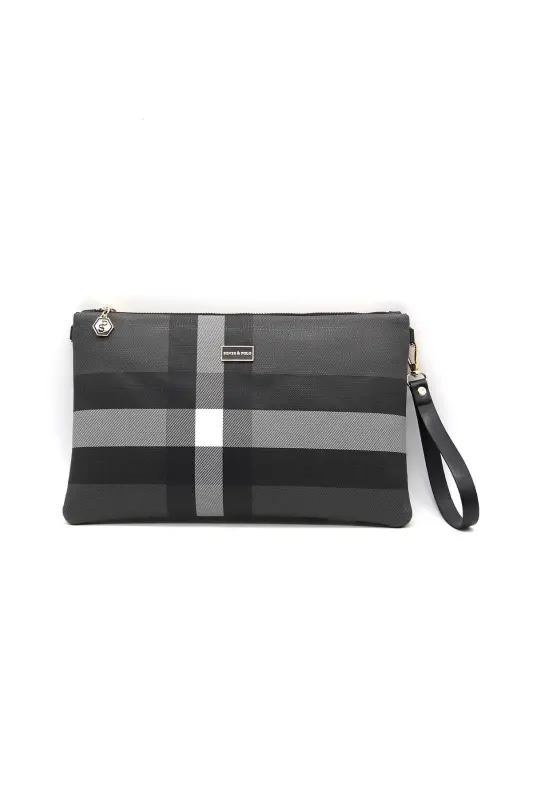 Black - Black SP1034 Women's Portfolio & Clutch - 129 BLACK-MATTE BLACK - 2