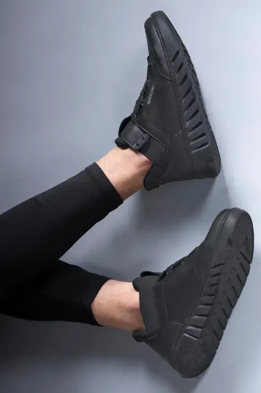 Black Black Unisex Sneaker Boot 0012383 - 6