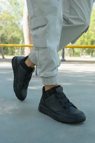 Black Black Unisex Sneaker Boot 0012383 - RICCON (1)