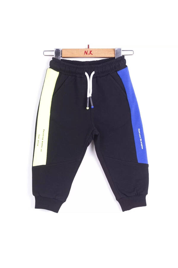 Black Blue Baby Boy Sweatpants - 6