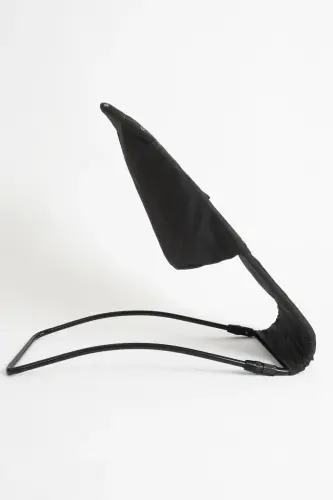 Black Bouncer & High Chair 2 in 1-Blackhhh - 4