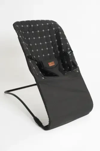 Black Bouncer & High Chair 2 in 1-Blackhhh - 1