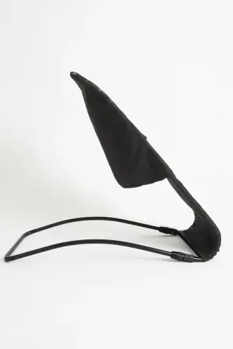 Black Bouncer & High Chair 2 in 1-Blackhhh - 4