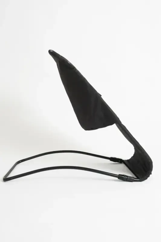 Black Bouncer & High Chair 2 in 1-Blackhhh - 4