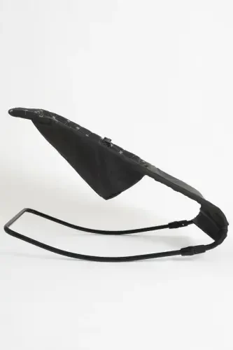 Black Bouncer & High Chair 2 in 1-Blackhhh - 5