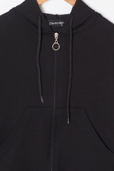 Black Boys' Hooded School Jacket 19206 - 13