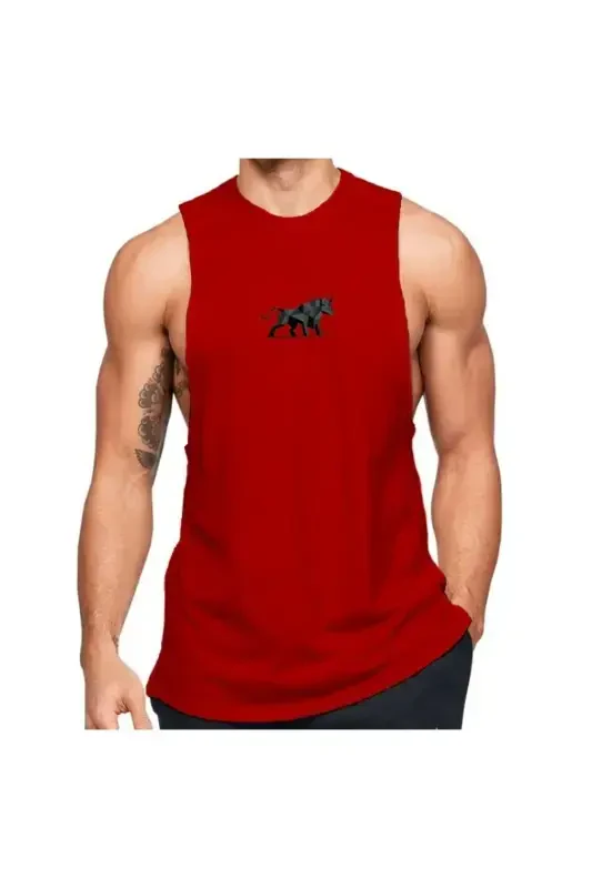 Black - Bull Fitness Atleti-Kırmızı - BLACK İSTANBUL