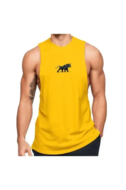 Black - Bull Fitness Atleti-Sarı - BLACK İSTANBUL