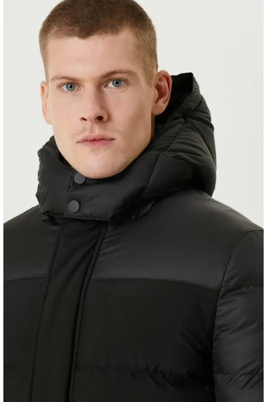 Black casual coat - 5
