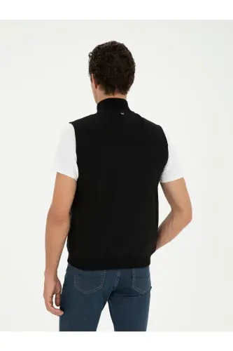 Black Coat Vest 50287900-VR046-Black - 5