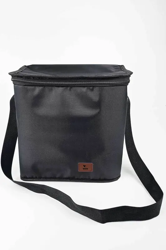 Black Color Thermos Bag - Thermal 30 Lt. Insulated Food Carrier Bag -1 Ice Pack Gift-Black - 2