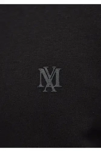 Black Crew Neck Basic Sweatshirt 065751-900 - 7