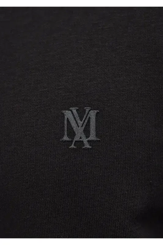 Black Crew Neck Basic Sweatshirt 065751-900 - 7