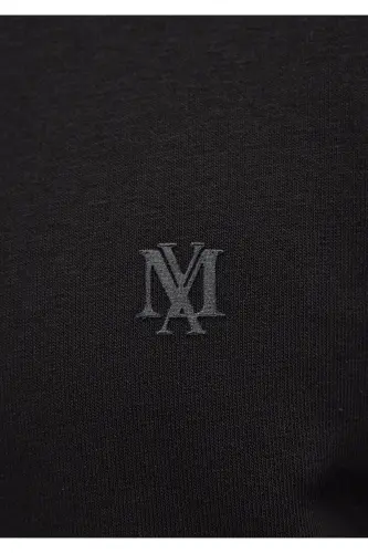 Black Crew Neck Basic Sweatshirt 065751-900 - 7