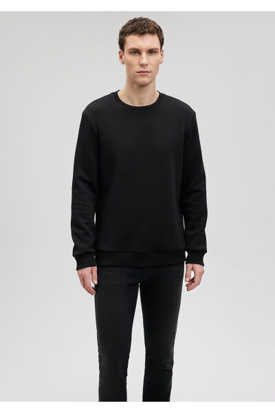 Black Crew Neck Sweatshirt 0610060-900 - 21