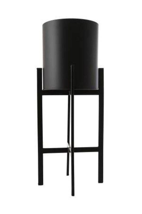 Black Decorative Metal Plant Stand | 72cm Pot - 2