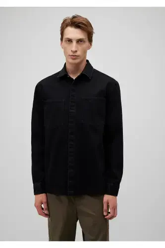 Black Denim Shirt Regular Fit 0211 - MAVI (1)