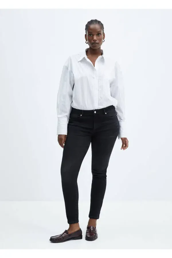 Black Denim Women's Jeans 67110379 - 1