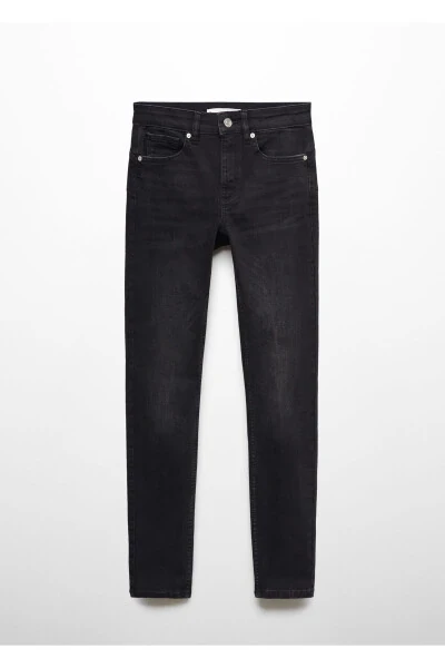 Black Denim Women's Jeans 67110379 - 4