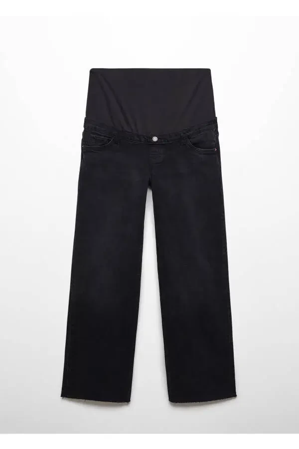 Black Denim Women's Pants - 3