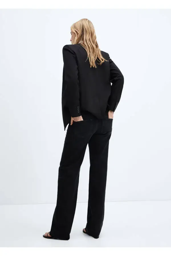 Black Denim Women's Pants - 9