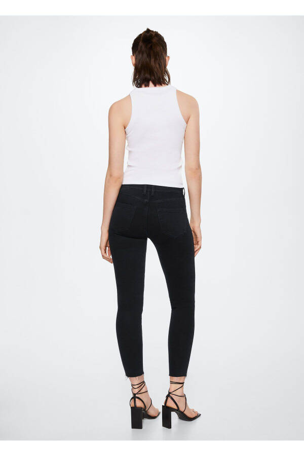Black Denim Women's Pants - 15