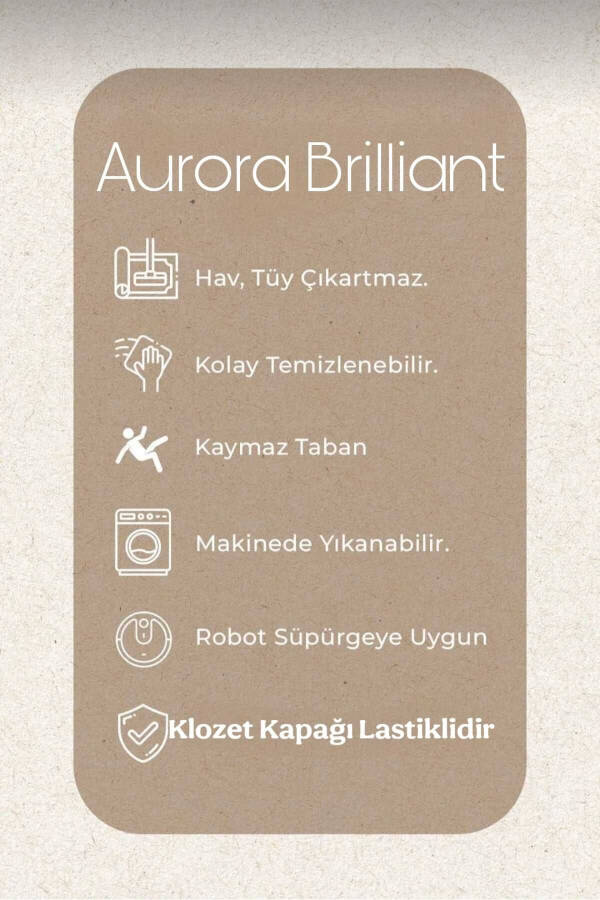 Black Diamon Home Banyo Paspası Klozet Takımı 3 Lü 60x100 / 50x60 / 40x45 - 5