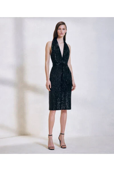 Black Dress for Women - İPEKYOL