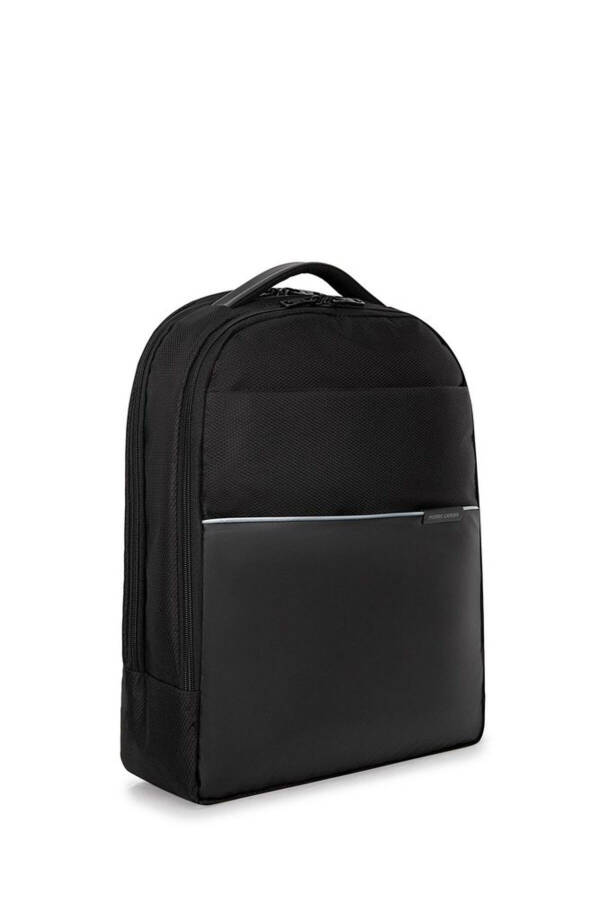 Black Fabric Unisex Backpack 01pc001151 - 2