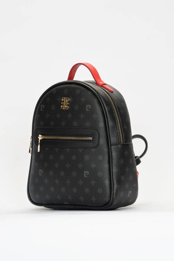 Black Floater Monogram Women's Backpack 05PO22Y1541 - 3