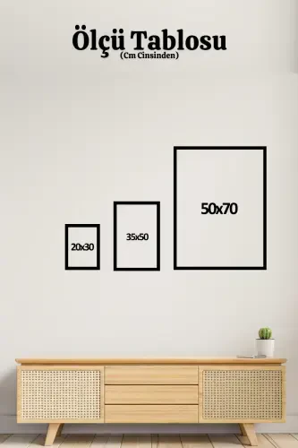 Black Framed 3-Piece Kitchen Wall Art Landscape Paintings Large Wall Art Living Room Painting-Black - 3