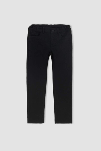 Black Gabardine Trousers for Boys - 11