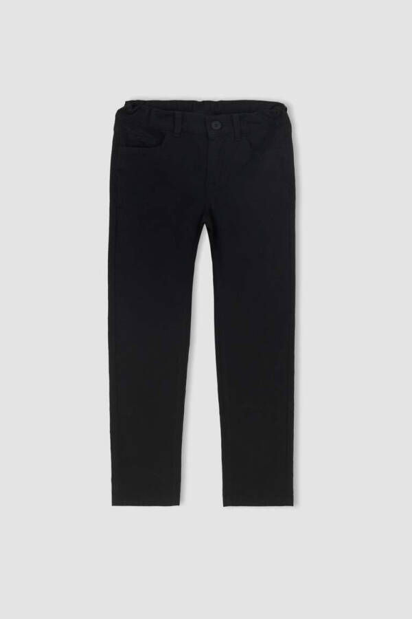 Black Gabardine Trousers for Boys - 11