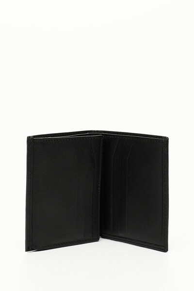 BLACK Genuine Leather Men's Wallet 06697 - 6